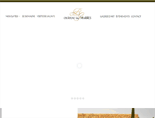 Tablet Screenshot of chateaudesmarres.com